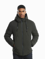 Heated Coat with Button