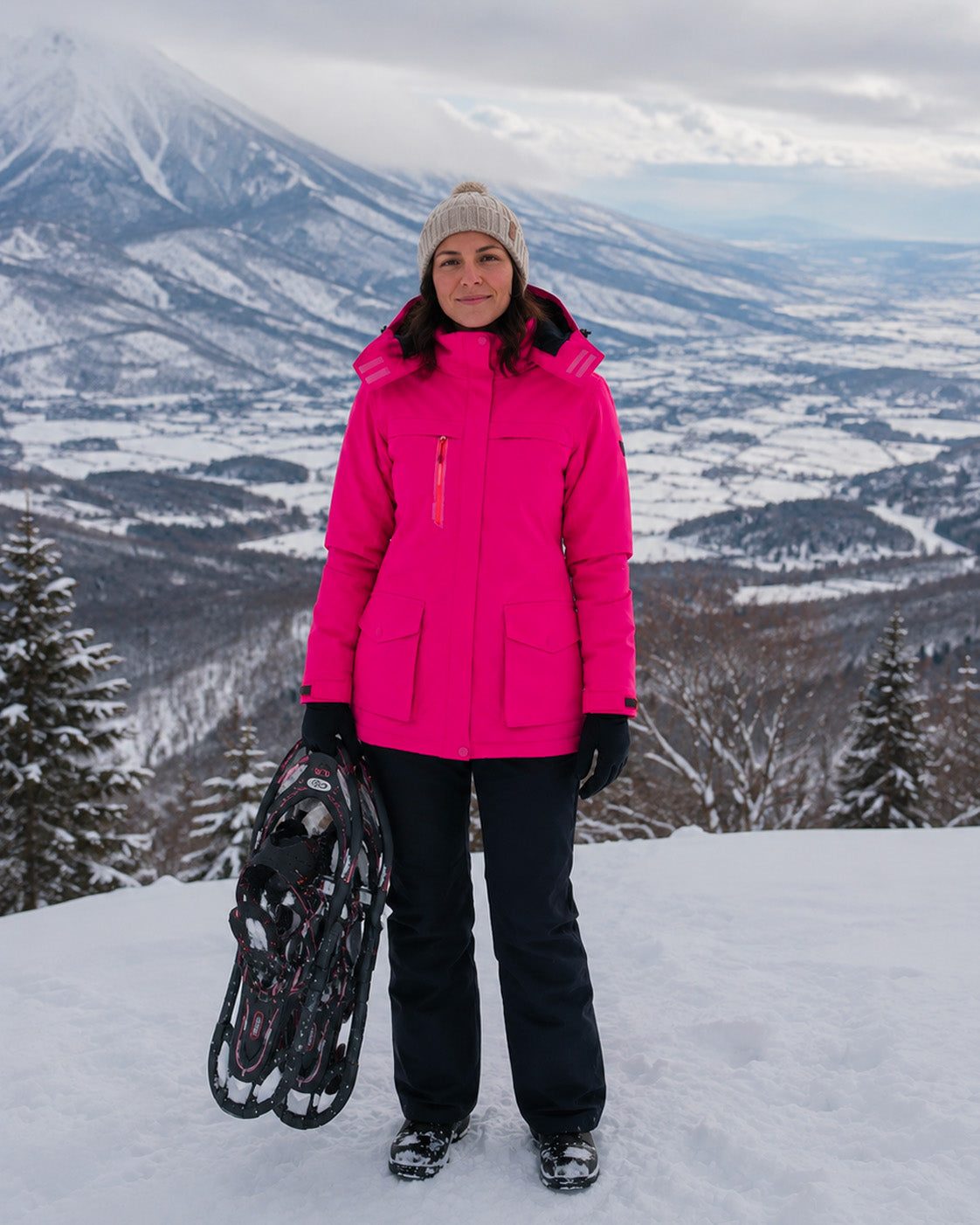 veste-chauffante-femme-ski-de-fond