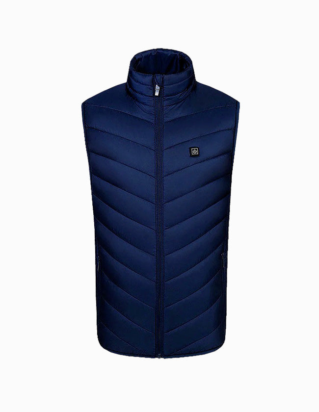 Gilet Chauffant USB Homme/femme - 3 Températures, Zones Chauffantes, Pour Ski, Moto, Randonnée - Lavable (batterie Non Incluse)