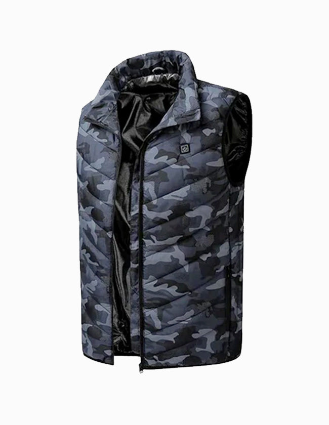 Gilet Chauffant Homme Avec Contrôle APP - Veste Chauffante Électrique